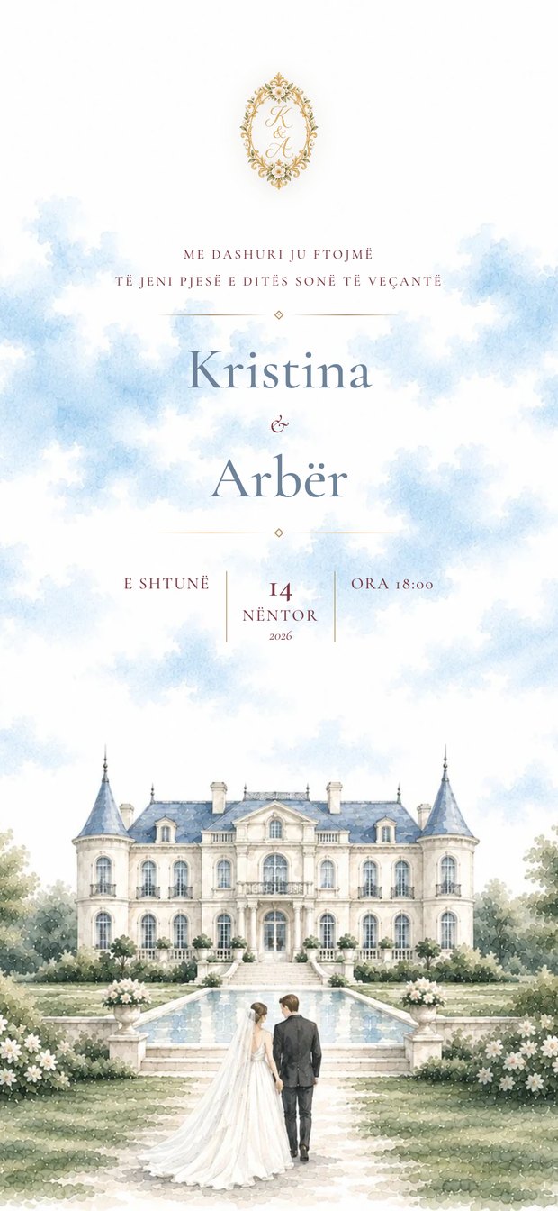 Ftesa dixhitale Kristina & Arbër